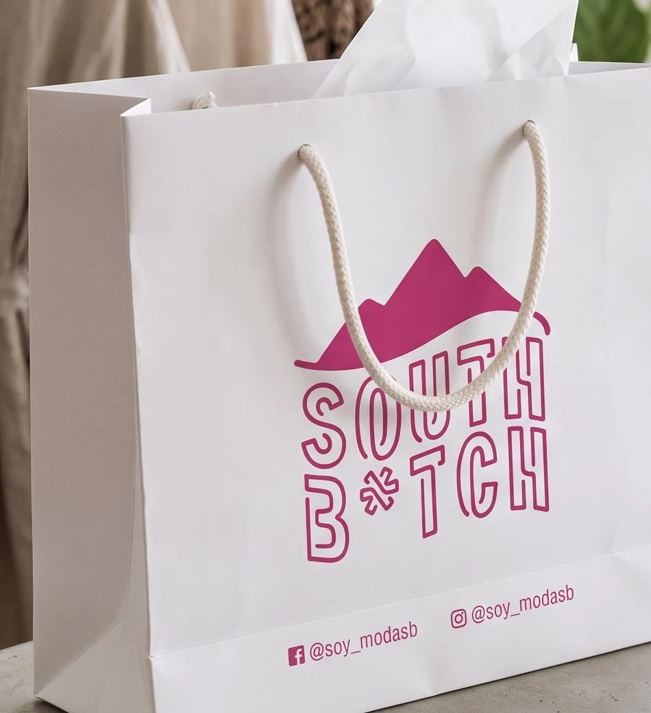 South B*tch shopping bag